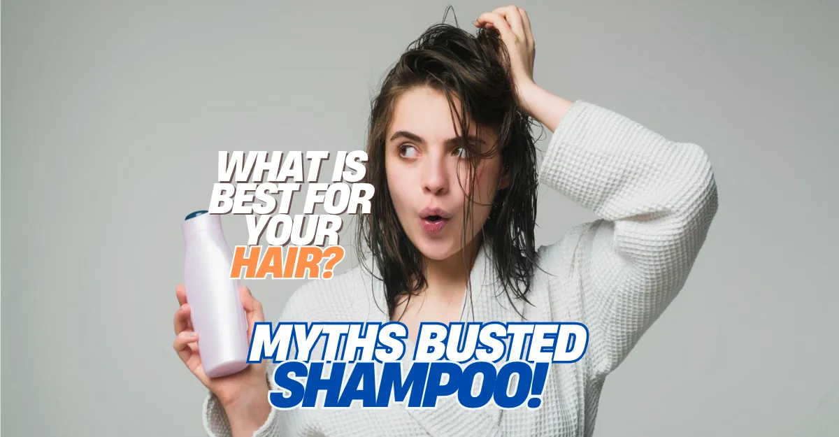 shampooing, woman holding shampoo bottle