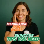 Menopause Skincare, woman applying face cream